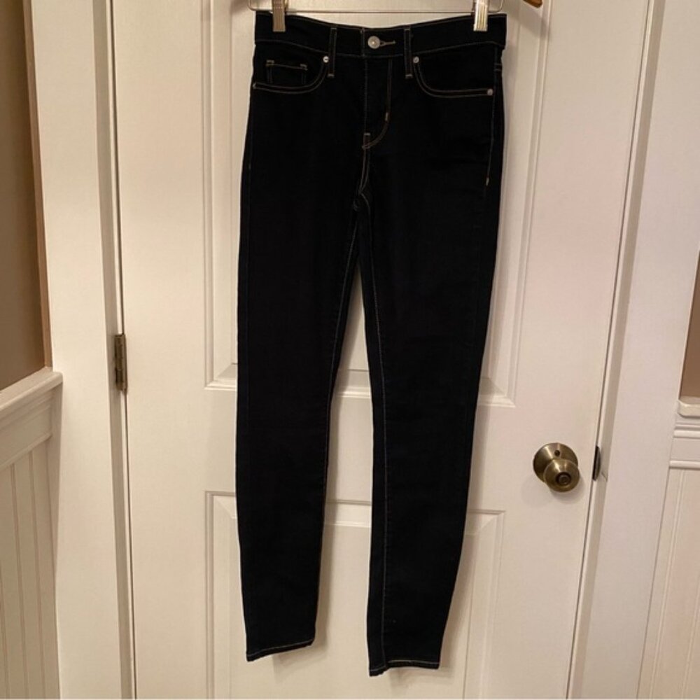 LEVI’S JEANS 311 SHAPING SKNNY DARK WASH BLUE STRETCH DENIM SIZE 26